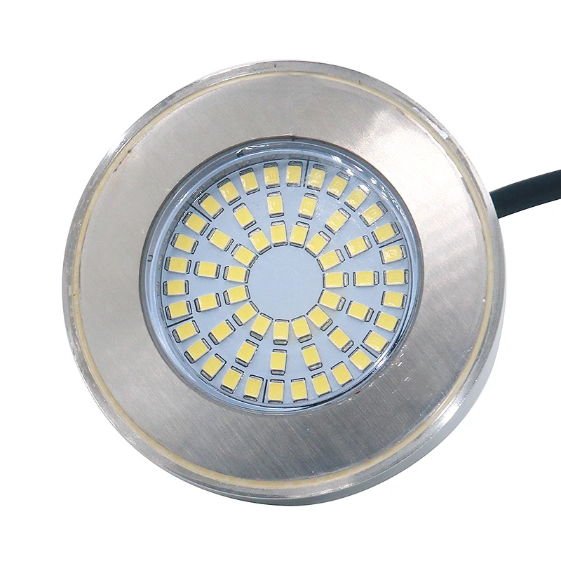 

DC10-30V 316L Stainless Steel Waterproof IP68 Underwater Led Light For Wharf Pool Swimming Pool Aquarium Underwater Applications