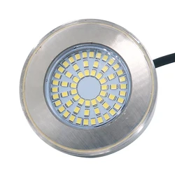 DC10-30V 316L Stainless Steel Waterproof IP68 Underwater Led Light For Wharf Pool Swimming Pool Aquarium Underwater Applications