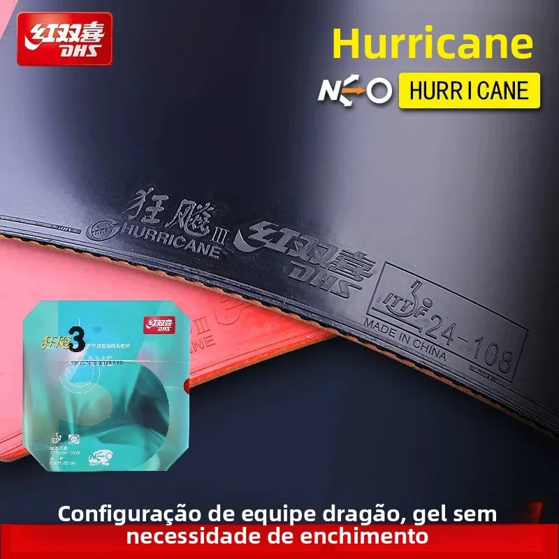 red-double-happiness-neo-hurricane-3-table-tennis-bat-rubber-high-adhesive-organic-free-energy-inner-energetic-anti-gum