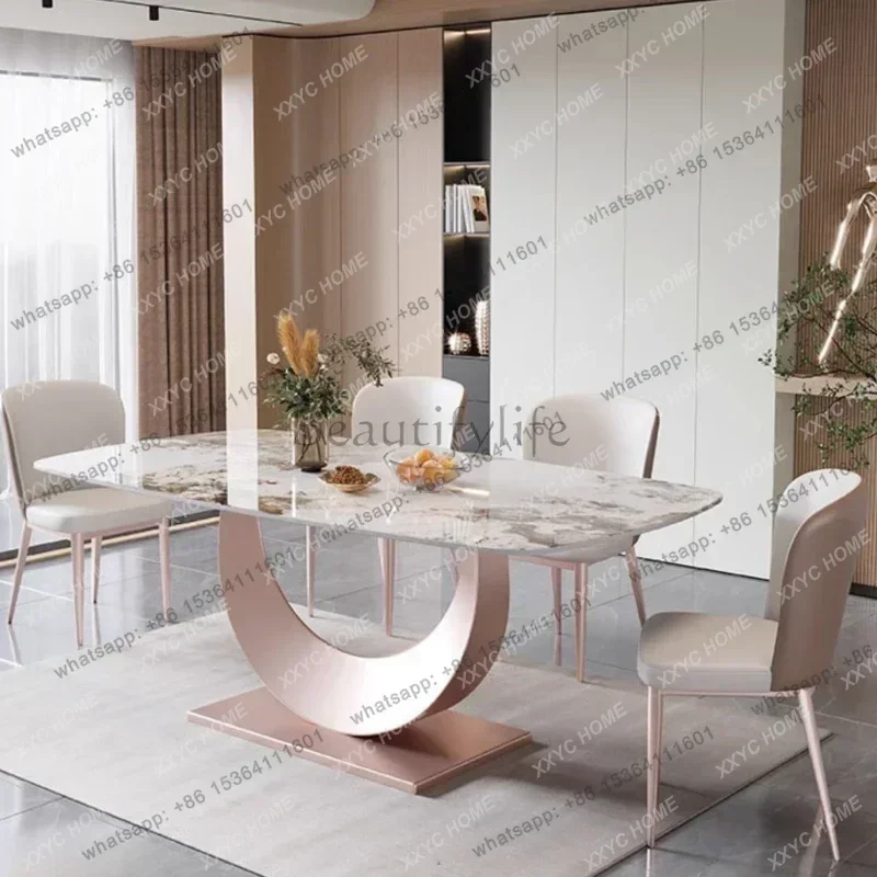 Waterproof Party Dining Tables Design Restaurant Kitchen Living Room Dining Tables Modern House Furniture