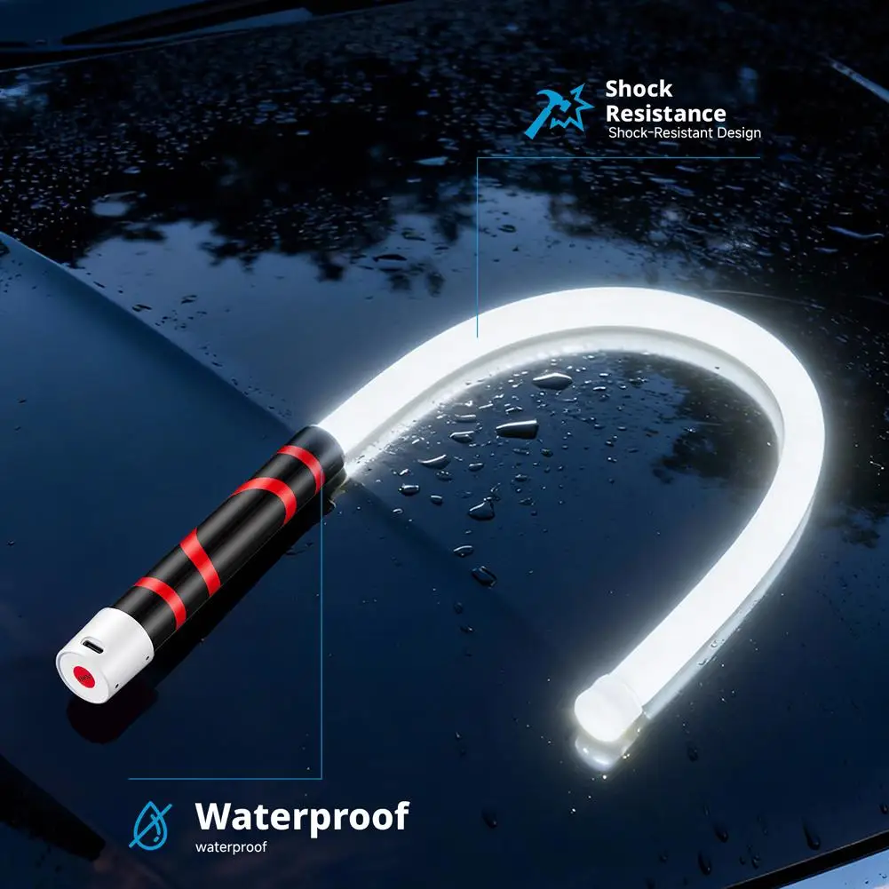 Flexible Magnetic LED Light Strip Rechargeable Magnetic Bendable Inspection Light For Car Repair Multi-functional Household