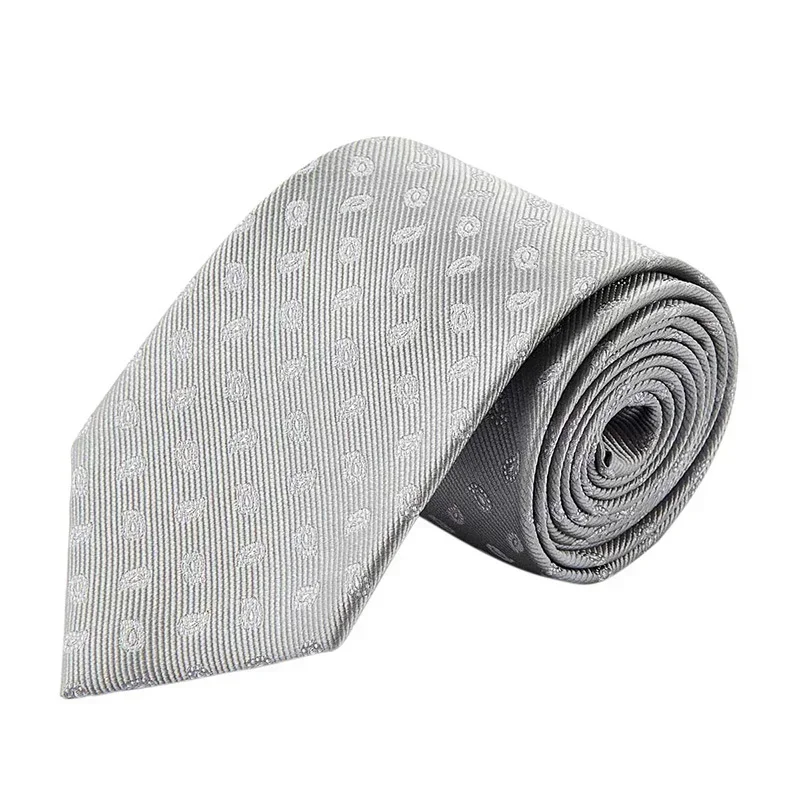 Gravata de seda casual listrada chinesa para homens, desgaste formal do negócio, elegante fio tingido gravata Jacquard, presente de casamento 100% seda amoreira