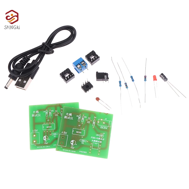 

Optocoupler Tester Kit Board Practice Welding DIY Electronic Product Spare Parts