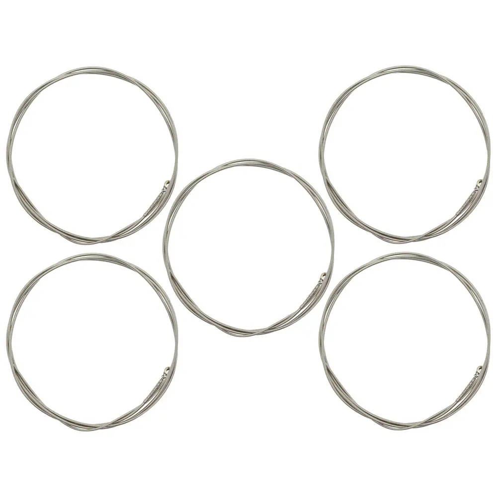 

1 упаковка металлических струн для бас-гитары, высокопрочные, 5-струнные, запасные части для электробаса, стабильный звук, профессиональный аксессуар