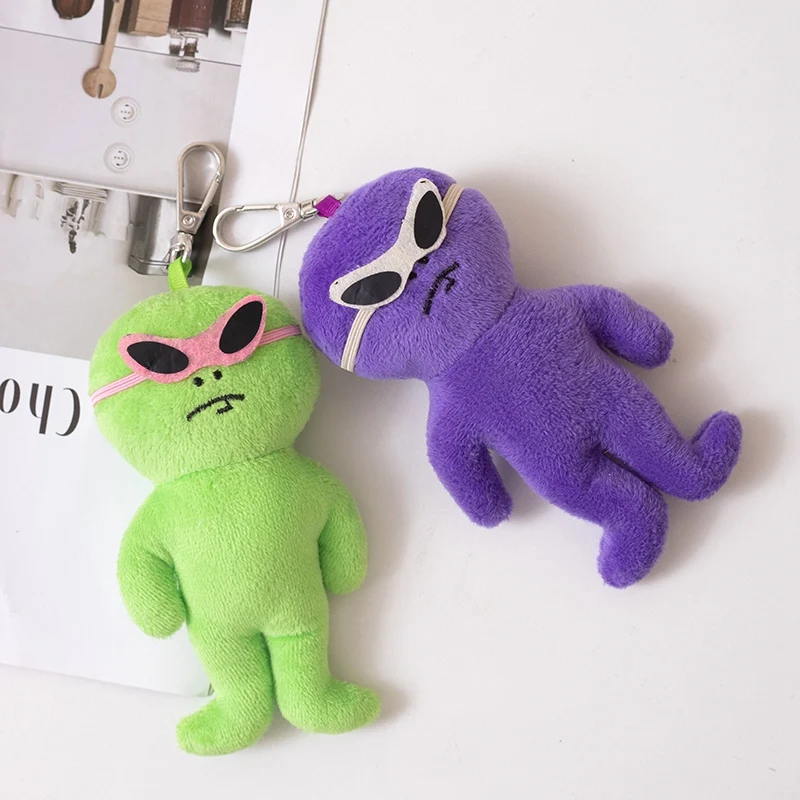 الإبداعية الغريبة أفخم المفاتيح لطيف الكرتون دمية محشوة على ظهره مفاتيح السيارة ديكور قلادة Kawaii هدية للبنين بنات