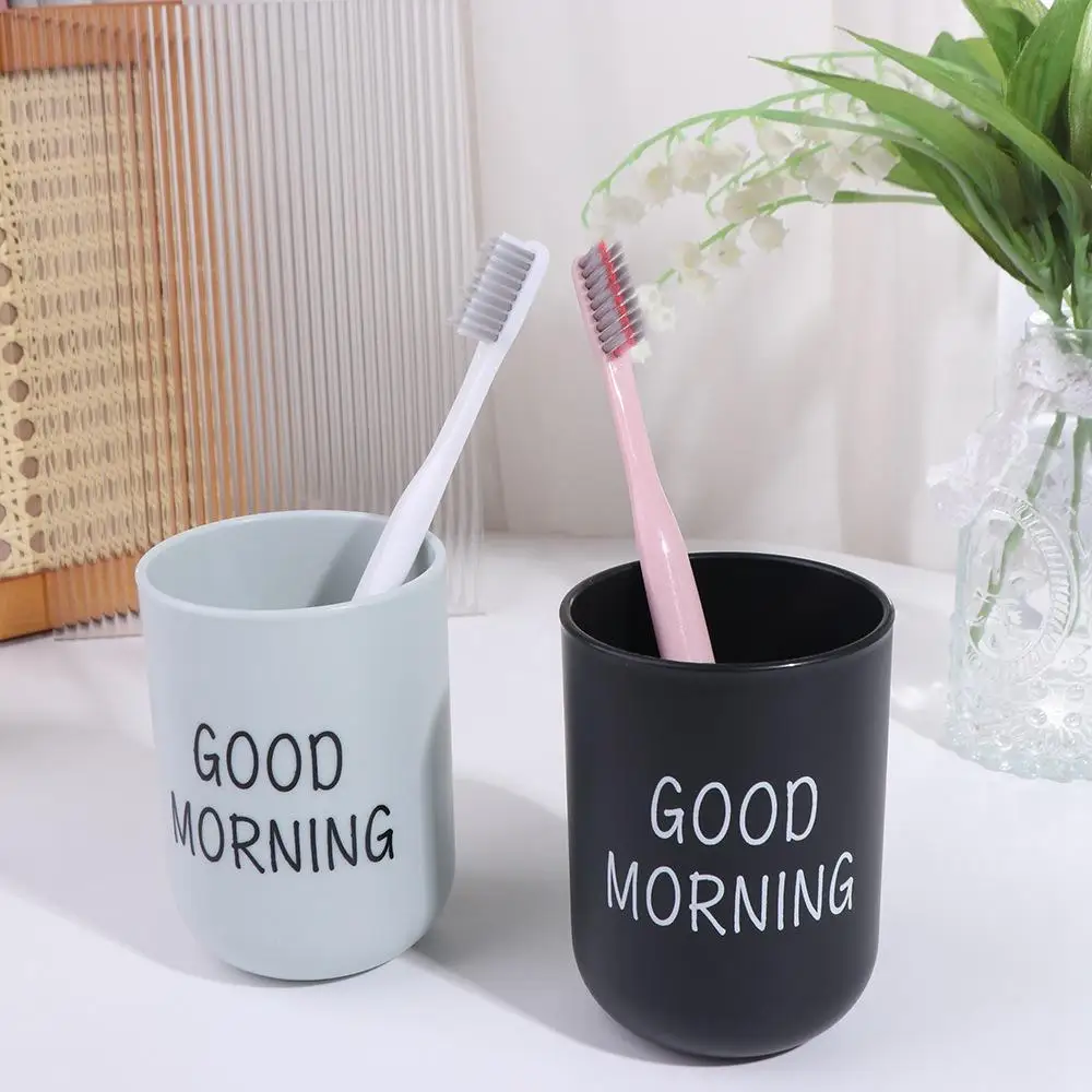 Kitchen Cup Juice Milk Toothbrush Holder Drinking Drinkware C0ffee Mug Good Morning Cup Washing Cup Bathroom Supplies