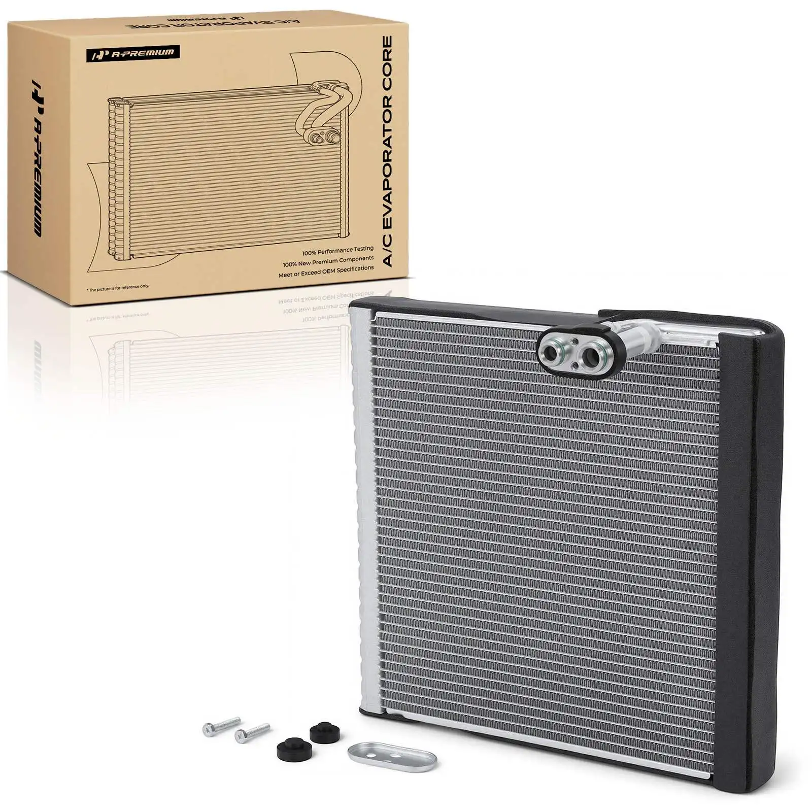 A-Premium Front Side A/C Evaporator Core with Pressing Plate for Toyota Camry 07-17 Highlander 08-19 Sienna 11-20 Lexus RX350