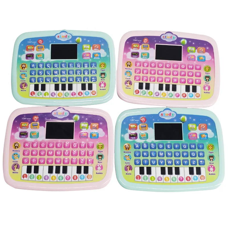 Children's Toys English Early Education Machine LED Display Intelligent Tablet Learning Machine Point Reading Machine Toys