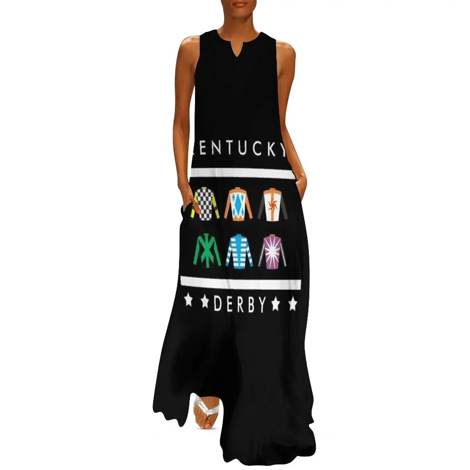 

Kentucky Derby Day Long Dress Female dress sexy short dresses daring women dress summer women 2025
