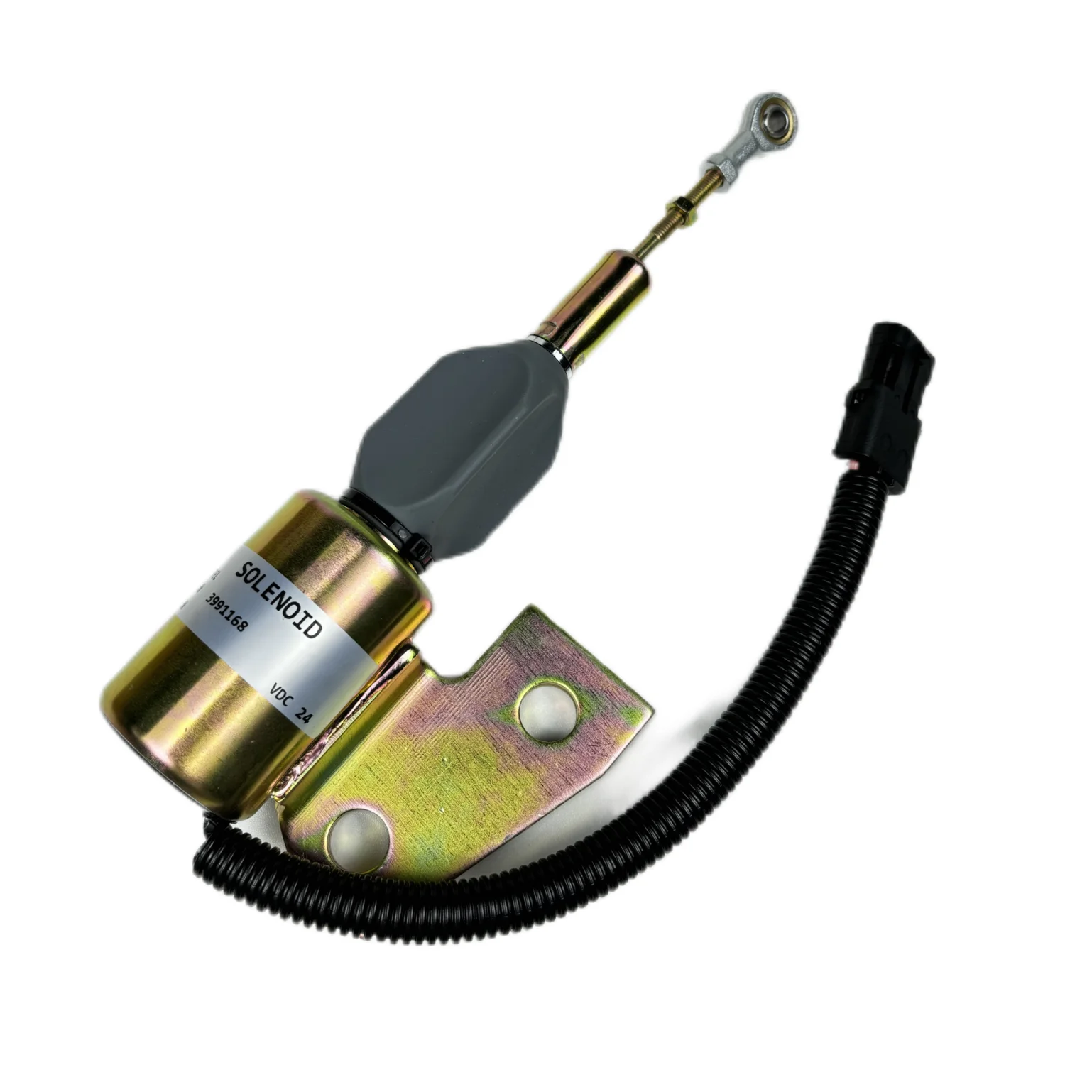 24V Fuel Shut Off Solenoid 3991168 SA-4941-24 For Cummins 4BT 5.9L For Hyundai R130 R130-5 For Case IH 1150H MX100 High Quality