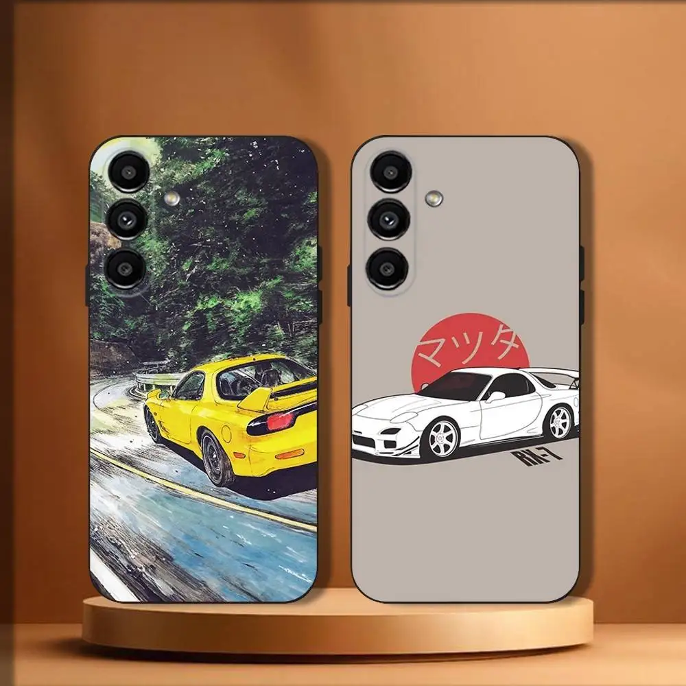 

Anime I-Initials D Phone Case For Samsung Galaxy A20,A21s,A22,A31,A32,A52,A53,A72,73,A80 Soft Black Cover