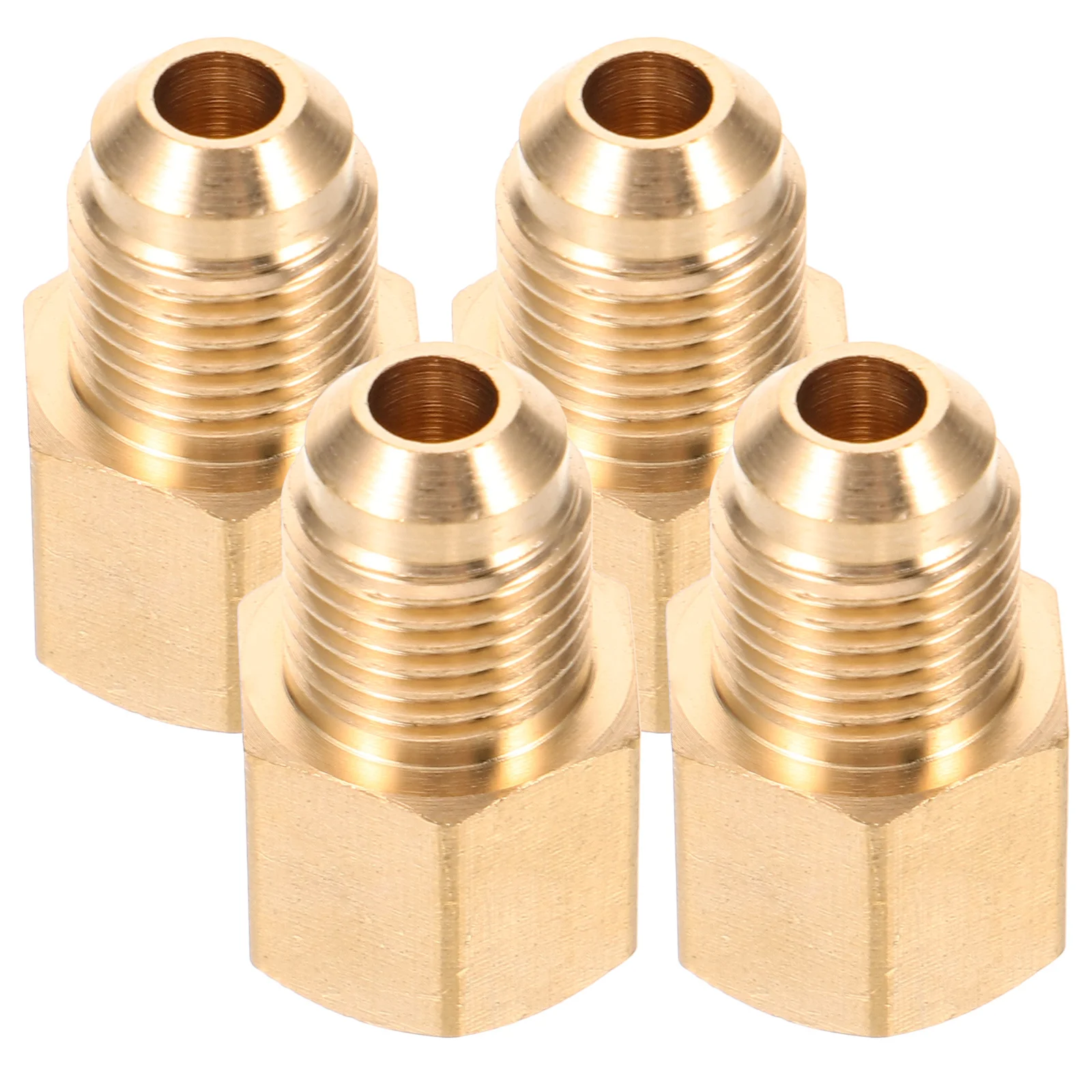 4Pcs Air Conditioning Adapter Fittings Copper Converters Stable Cooling Effects Quick Installation Vacuum Pumps