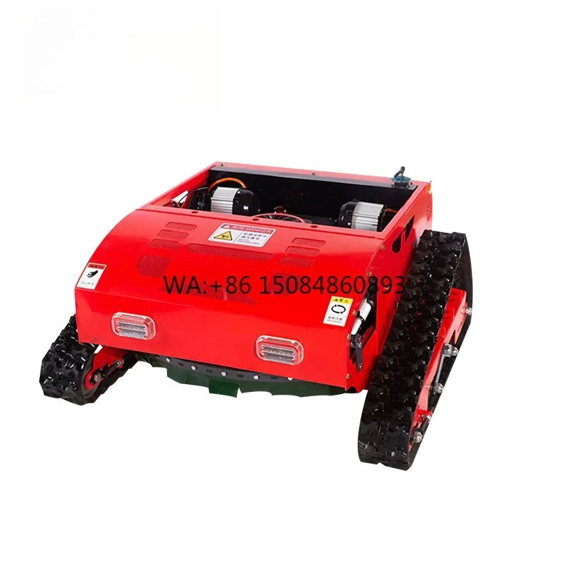 Cordless Robotic Lawn Mower Robotic Lawn Mower Mulcher Lawn Mower Tracks and Baket