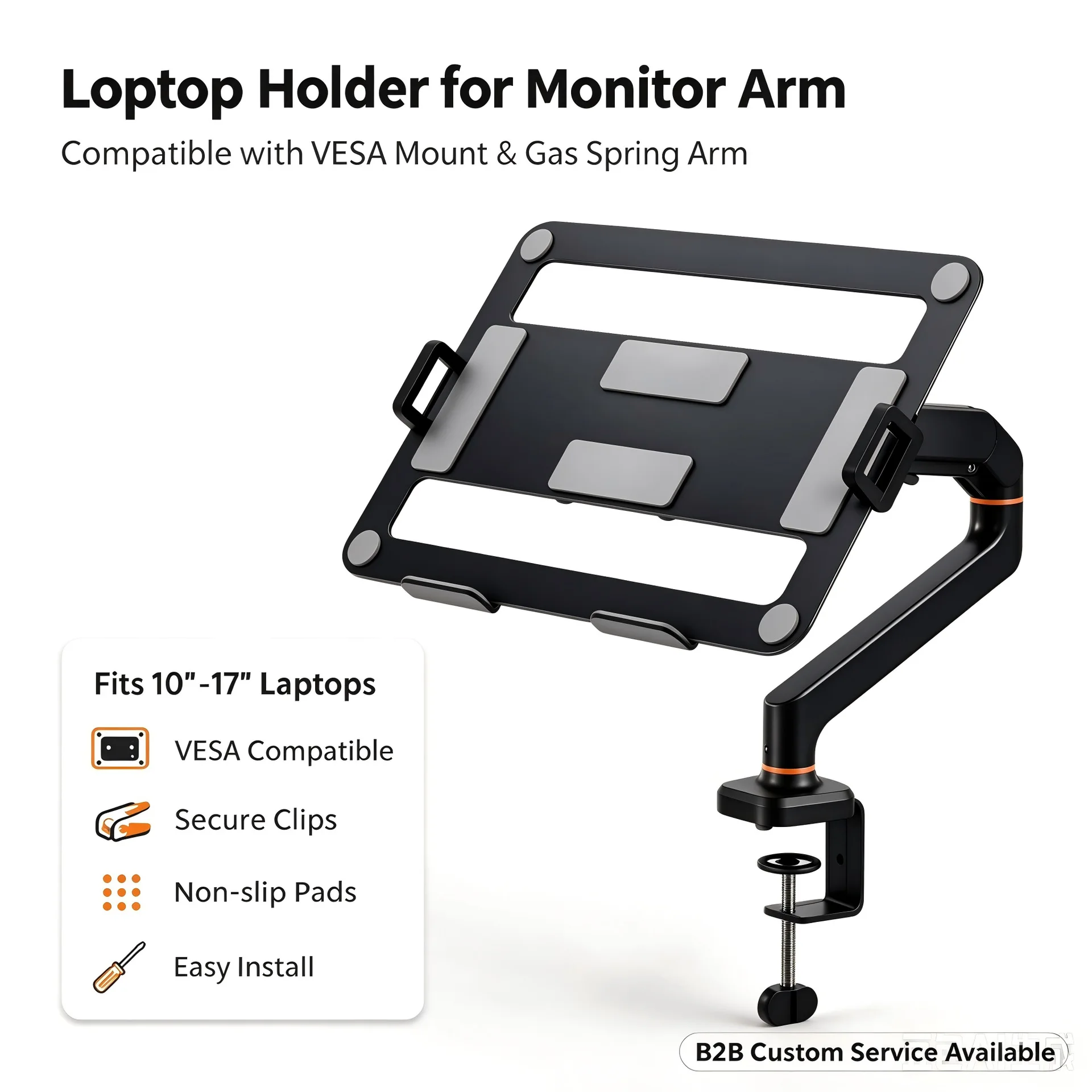 Single Arm Gas Spring Monitor Stand Model-Nt Fits Inch Holds Up To Lbs Kg Vesa X Height Adjustable Swivel Tilt Aluminum