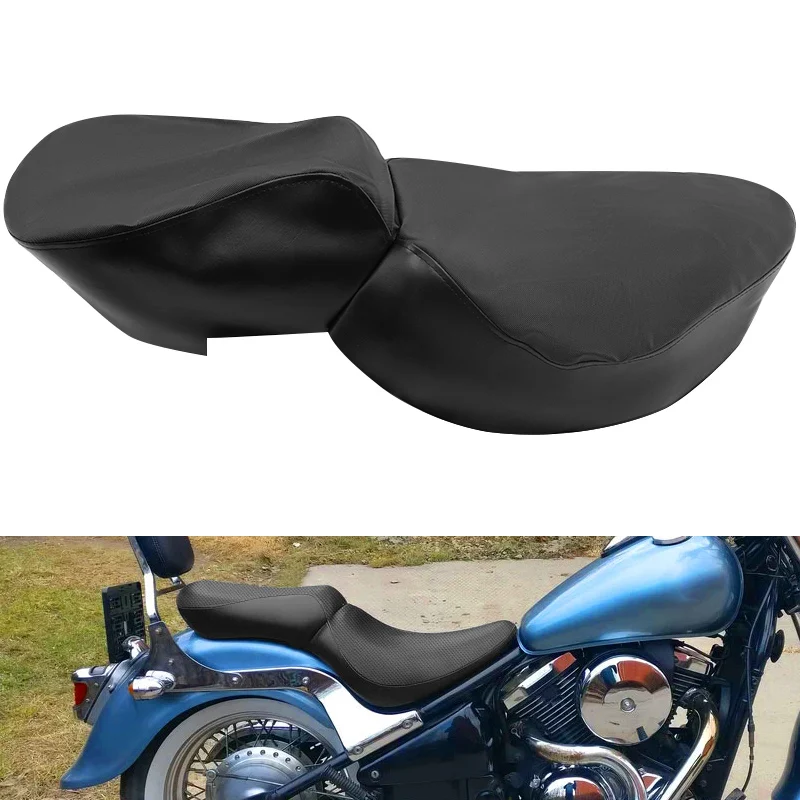

PU Leather Motorcycle Seat Cushion Cover Protector Wear-resisting Waterproof For Kawasaki Vulcan VN400/800 1995-2012