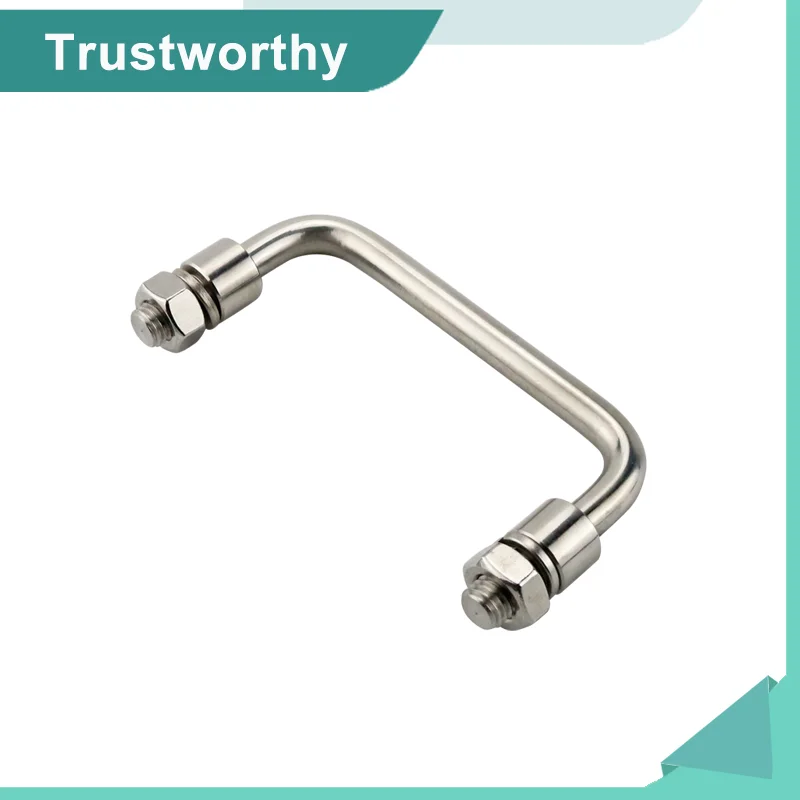 مقبض حركة قابل للطي 90 درجة من الفولاذ المقاوم للصدأ للآلات الصناعية المعدات الكهربائية أبواب الخزانة ملحقات الأجهزة