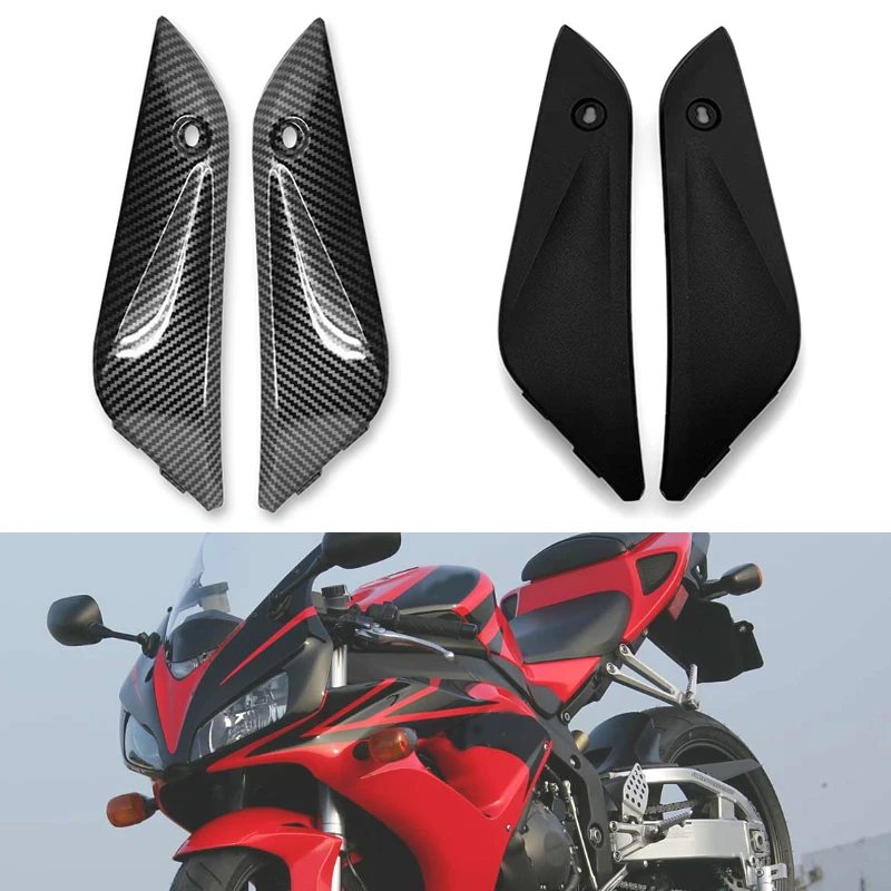 For Honda CBR 1000 RR 2004-2007 Tank Side Cover Trim Panel Fairing Hydro Dipped Carbon Fiber Finish CBR1000RR Motorcycle Parts