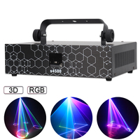 YUER Disco Laser Light Beam 4.5 Watt RGB Laser Light 3D Laser Projector Events Disco Party RGB Animation DJ Lazer