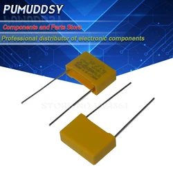 10PCS 220nF capacitor X2 capacitor 275VAC Pitch 275V 10mm X2 Polypropylene film capacitor 0.22uF