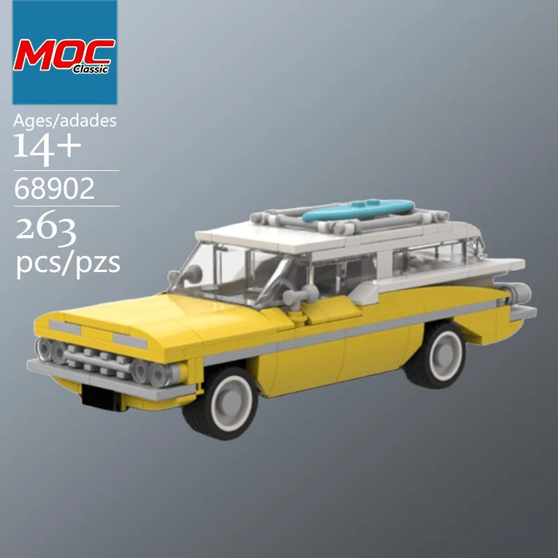 Custom MOC 8-Stud 60‘s Classic Wagon Technic Model - Trendy Educational Toy Stress-Relief Toy Top Choice Holiday Gifts