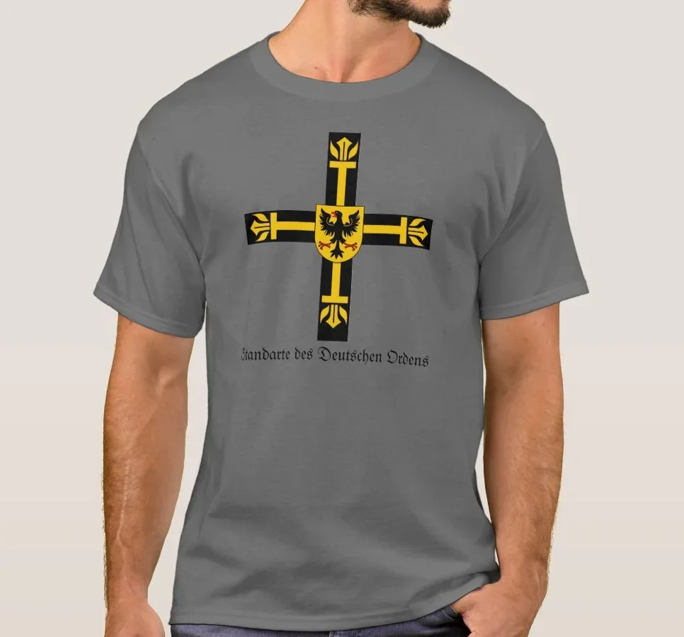 Cool Design Prussia Teutonic Knights Cross Mens Gift T-Shirt. Premium Cotton Short Sleeve O-Neck Mens T Shirt New S-3XL