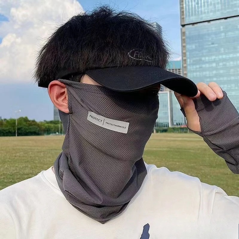 Immagine 6: Maschera protettiva UV per ciclismo e guida estiva, modello ampio