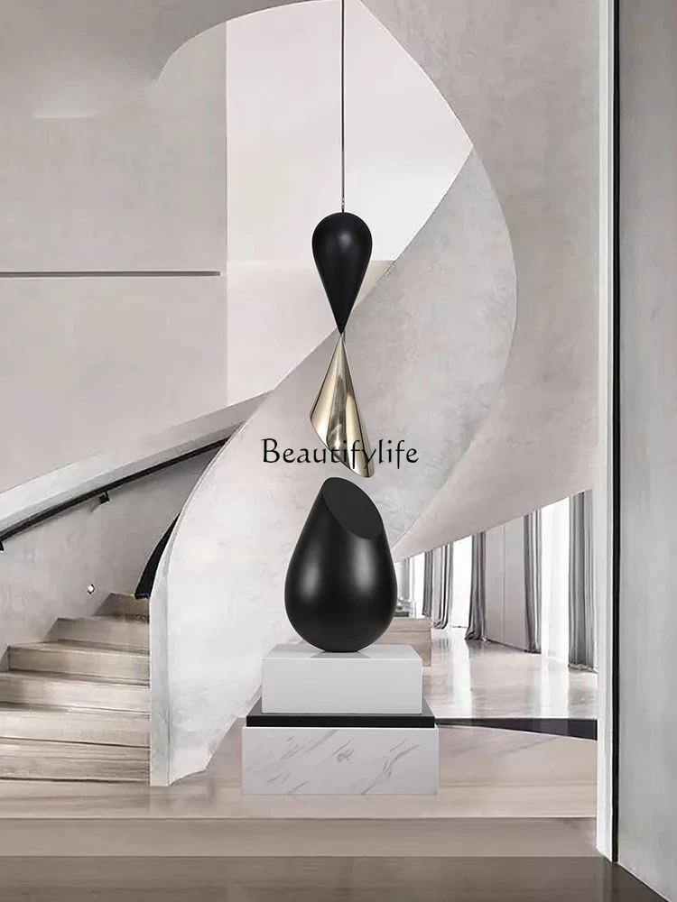 

**Hotel lobby water drop lucky sculpture art decoration shopping mall ornament air pendant