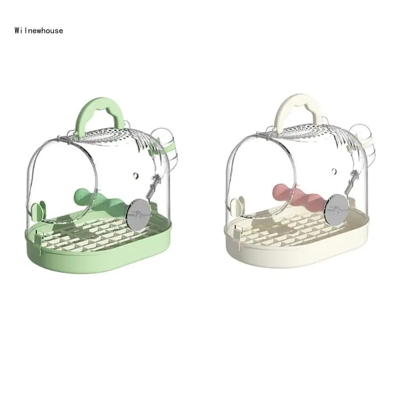 Bird Carriers Box with Bottom Grids for Outdoor Indoor Practical Travel Birdcage Dropship