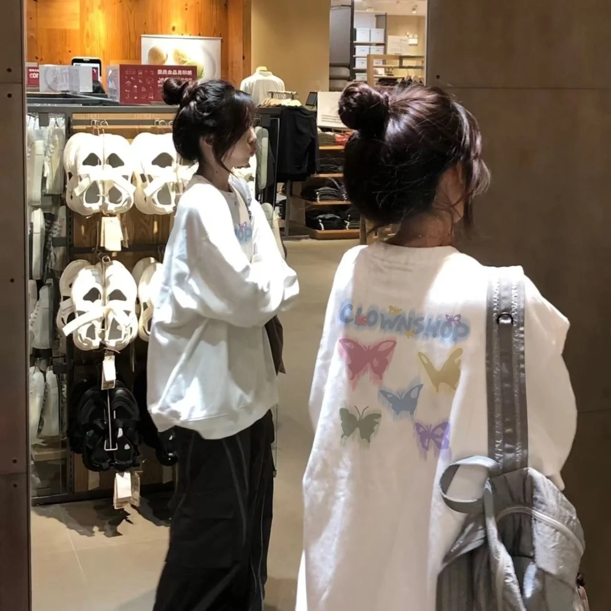 

Толстовки с графическим рисунком, женские толстовки с круглым вырезом и вышивкой, украшения для юниоров, антихолодные, в массивные полоски, флокированные, для молодежи, колледжа, унисекс, для девочек Y2K