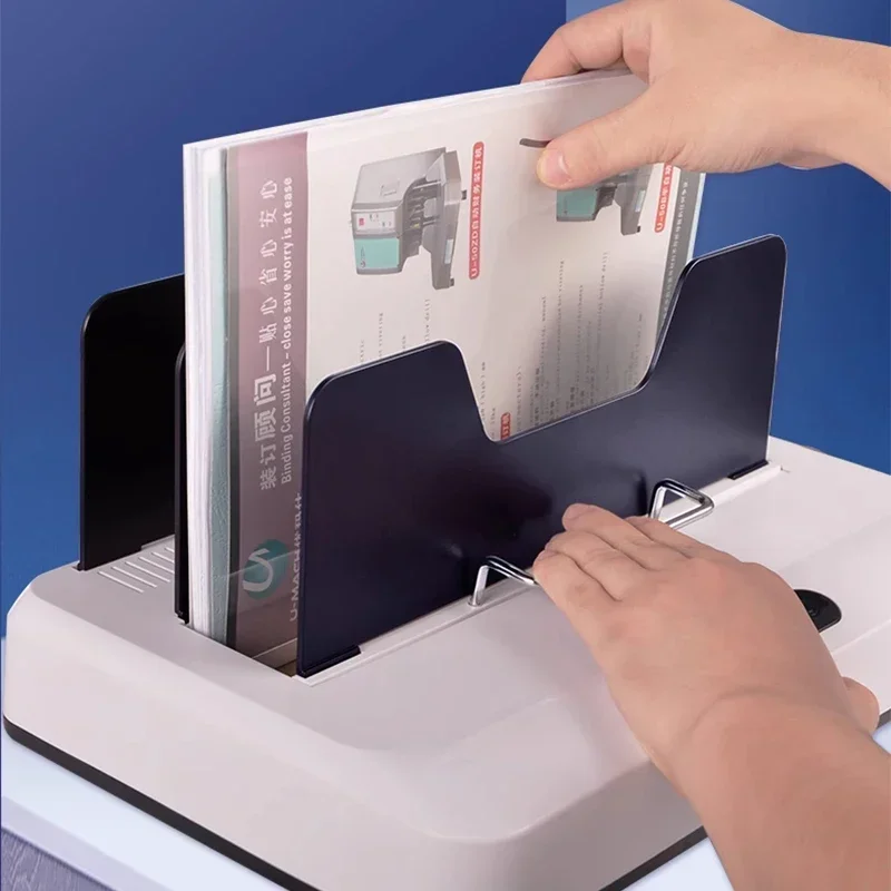 U-R60H Wireless Hot Melt Glue Binding Machine Bid Document Automatic Binding Machine No Preheating Required No Punching 6cm Bind