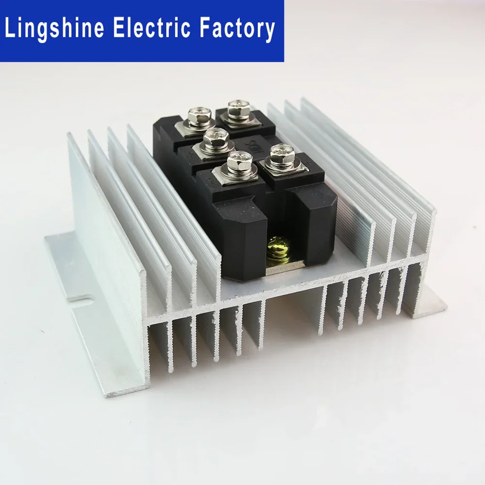 

MDS100A/1600V Three Phase Rectifier Bridge Installing The W-95 Heatsink Three Phase Biode Bridge Rectifier 100A