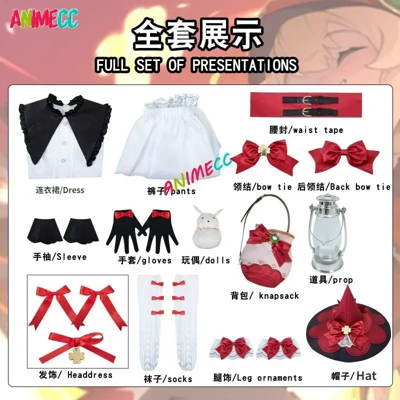 CosplayANIMECC Klee Blossoming Starlight Cosplay Genshin Impact Klee New Skin Cosplay Wig Shoes Halloween Party Outfits for Girl