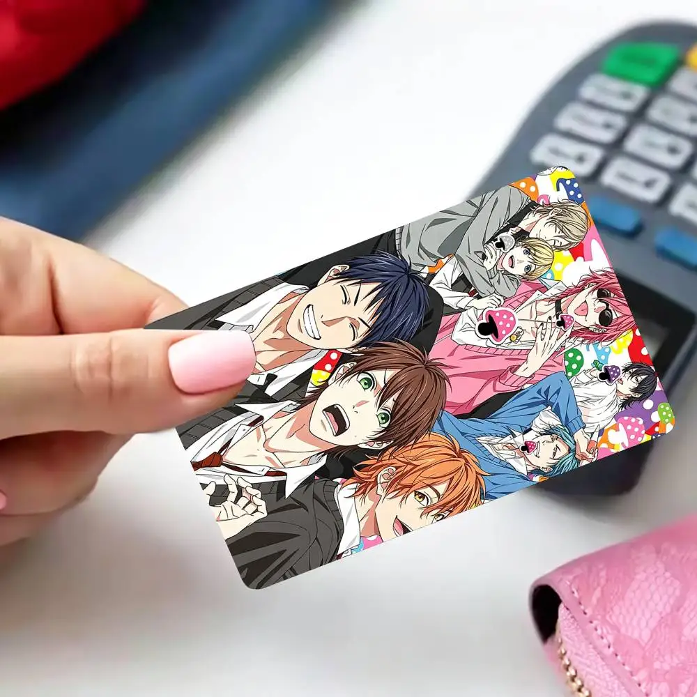 Otaku Favorite Y-Yarichin Club   4pcs 1Set Card Stickers Small Waterproof Chip 4PCS Card Sticker Anti-Scratch