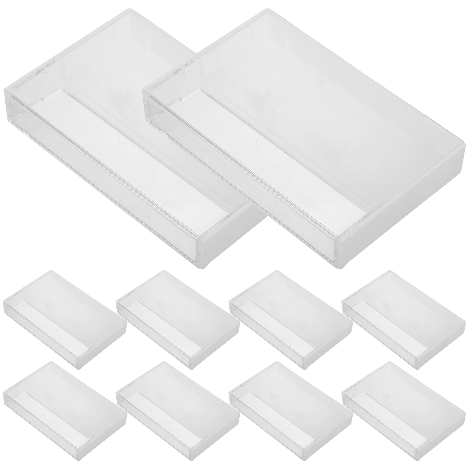 10-шт. Коробка для хранения кассет, защитный чехол, контейнер, небольшой пластиковый органайзер