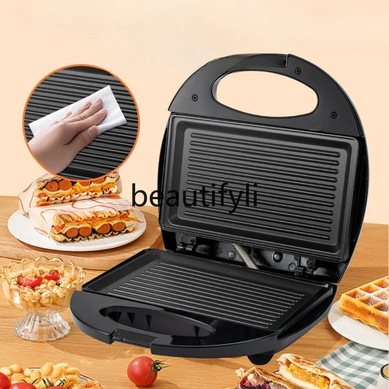 

Sandwich Maker Kitchen Breakfast Machine Toast Steak Maker Waffle Toaster