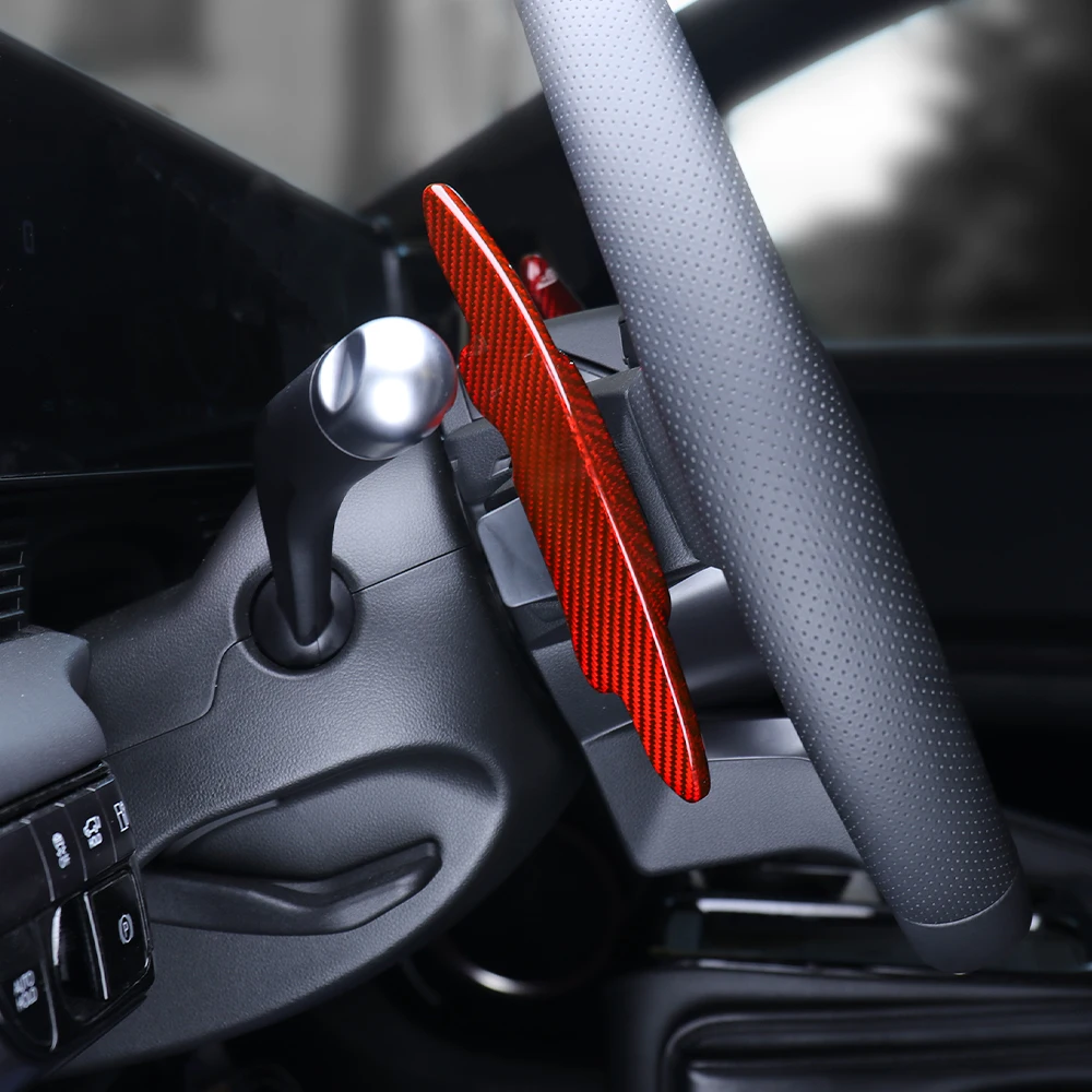 لشركة هيونداي أيونيك 5 N 2024 2025 ريال أحمر أسود ألياف الكربون عجلة القيادة مجداف شيفتر والعتاد التحول تمديد LHD RHD #4