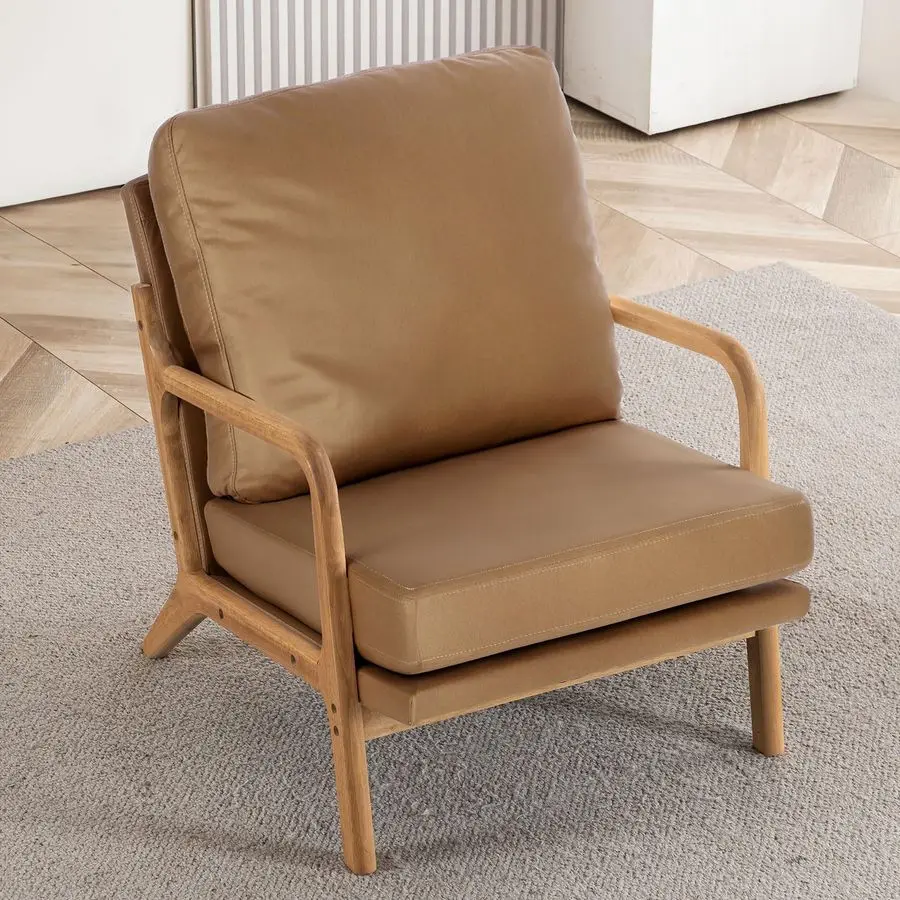 Century Modern Accent Chairs for Living Room, 23 Wide Comfy Chair for Bedroom, Small Cozy Reading Chairs for Adults, 108 Lounge