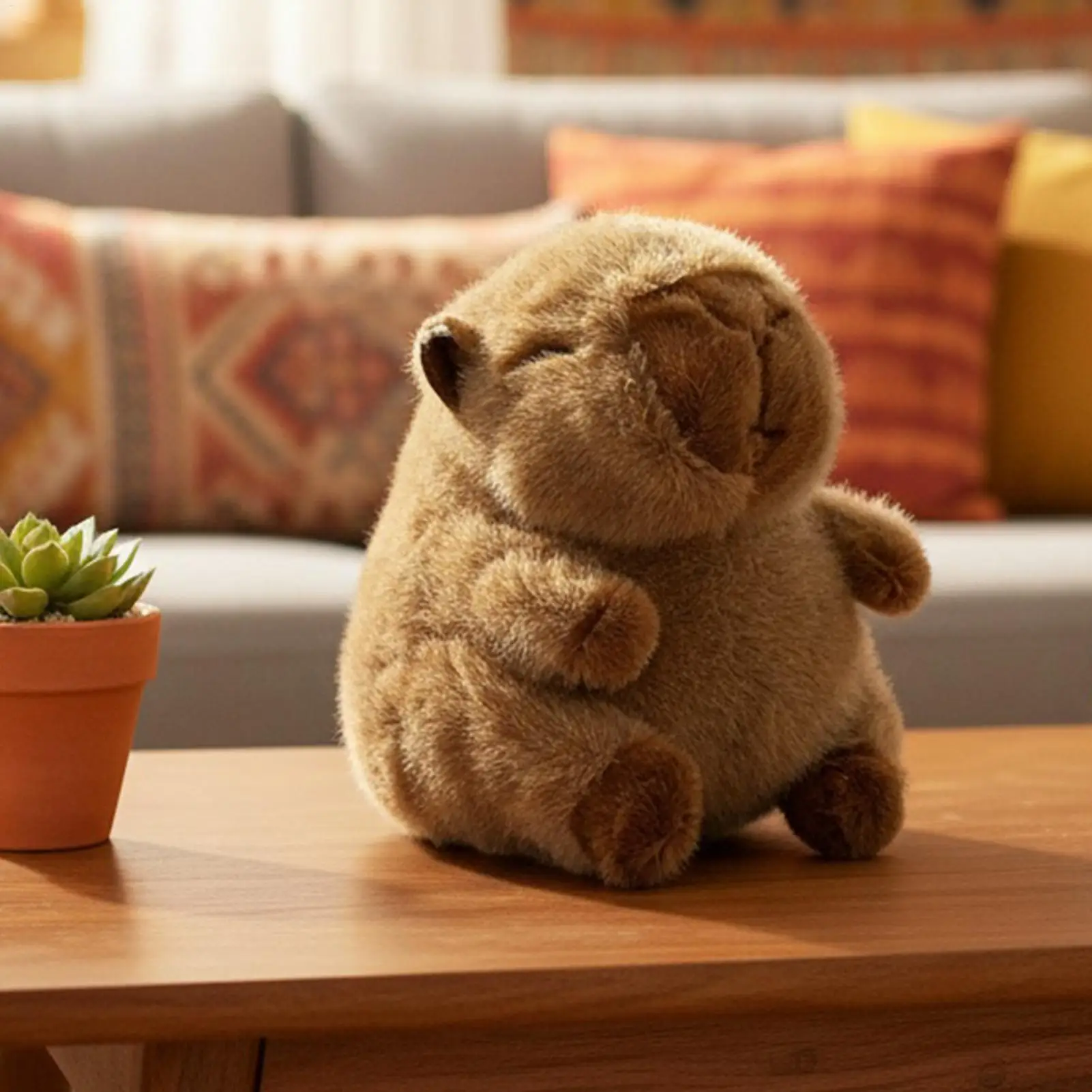 Sprechendes Capybara, elektrisches interaktives Stofftier, elektronisches Plüschtier für Jungen und Mädchen, Kindertagesstätte, Geburtstag, Urlaub