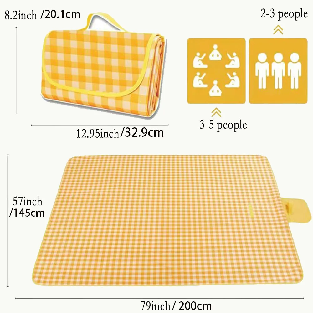 200*150CM  Beach Blanket Sandproof, Extra Large Beach Mat, Big & Compact Sand Free Mat Quick Drying, Lightweight & Durable