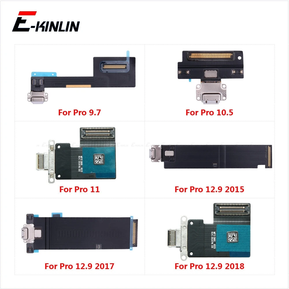 For iPad Pro 9.7 10.5 12.9 11 2015 2016 2017 2018 2019 2020 Charger Dock USB Charging Port Plug Flex Cable Parts