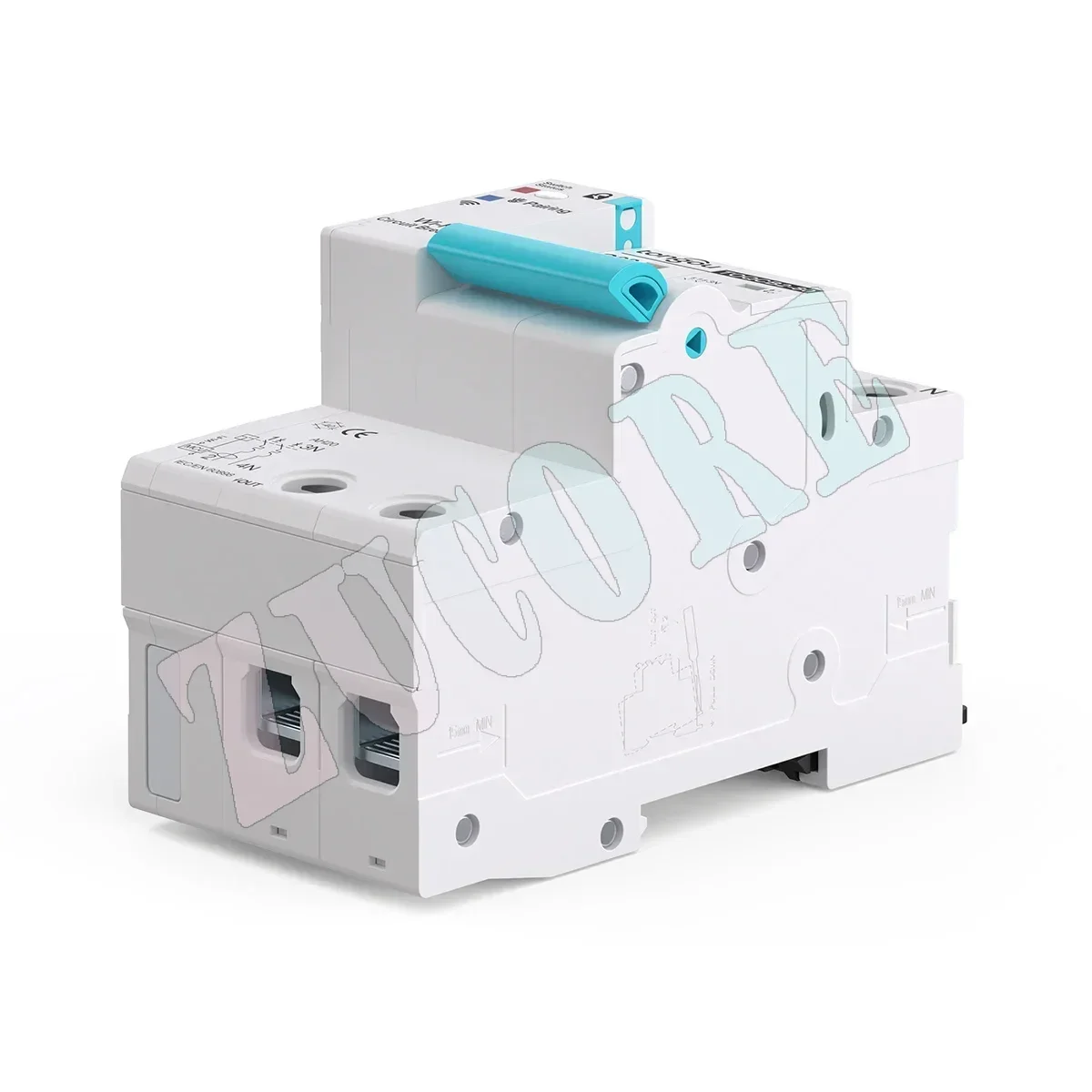 TONGOU API TO-QCB2 قطاع دارة ذكي واي فاي 63a 2 القطب التلقائي إعادة إغلاق تويا واي فاي الجدار التبديل 60a