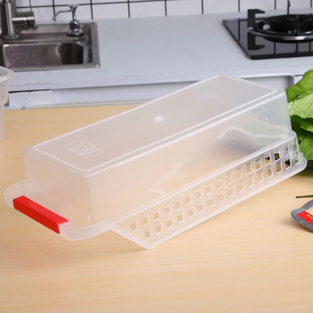 

4Pcs Drawer Type Sundries Storage Box Heavy Duty Plastic Basket for Kitchen Organization Fruits Vegetables Seasonings Home