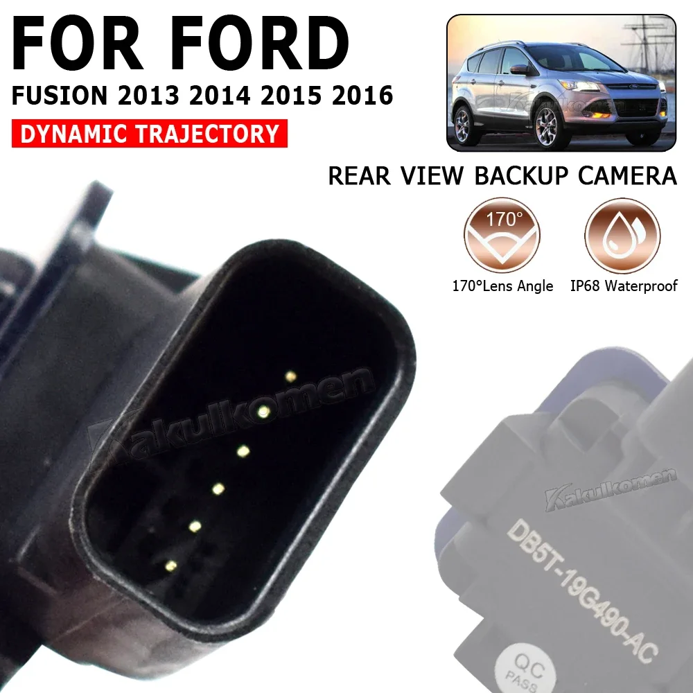 DB5T-19G490-AC para aparcamiento de coche, cámara de marcha atrás, asistencia de estacionamiento, vista trasera, para Ford Fusion 2013, 2014, 2015, 2016, DB5T19G490AC