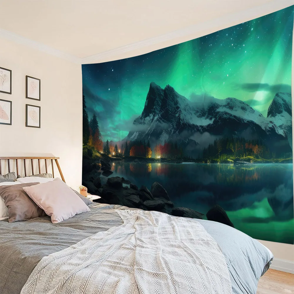 Tapestry Anime Tapestry Clearance Sea Star Landscape Room Art Home Wall Decoration Dormitory Living Room Bedroom Blanket
