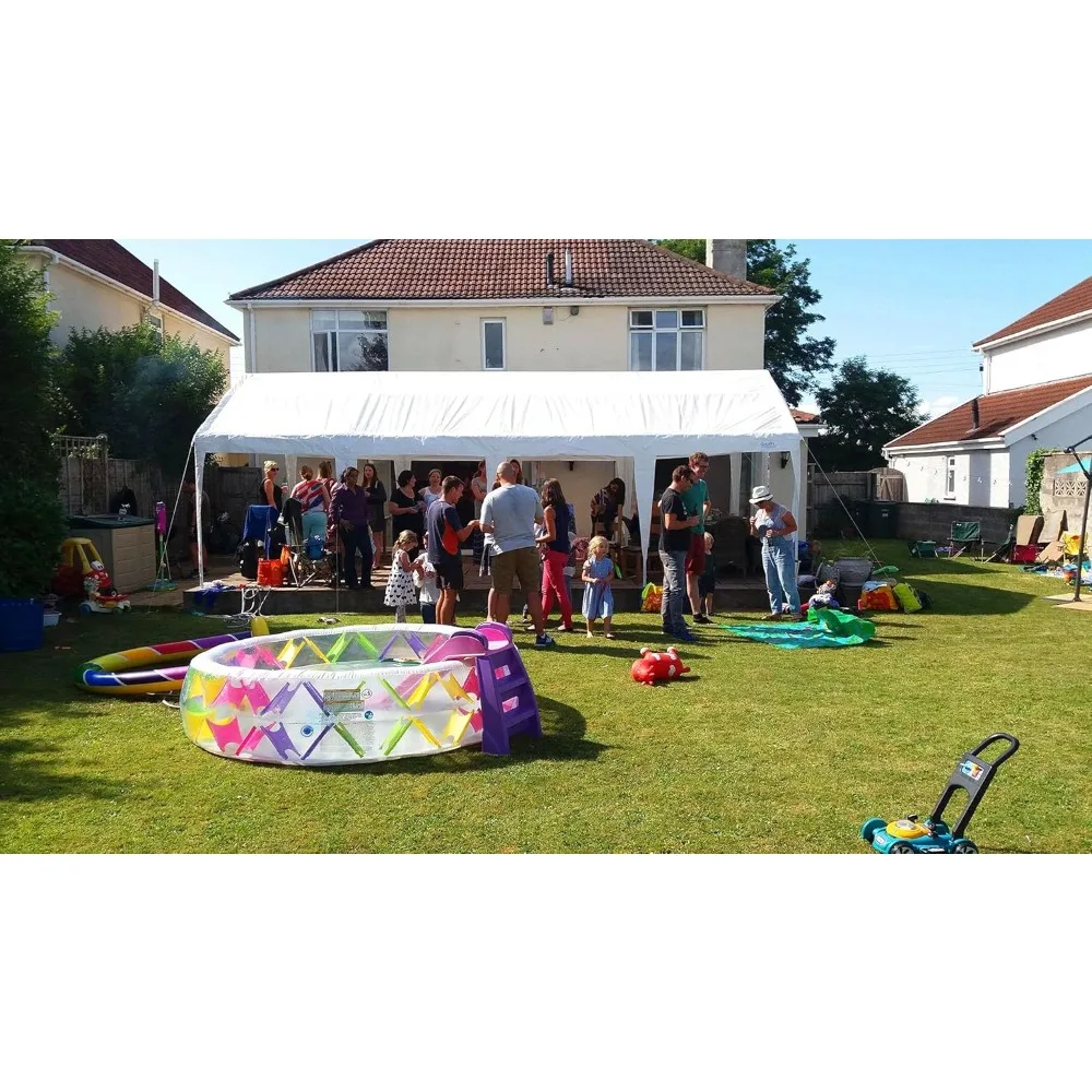 

Тент-шатер для вечеринок 13x26 футов, сверхпрочный уличный шатер-беседка, белый тент для свадеб и мероприятий, навес-укрытие, навес для автомобиля с 4 сумками для переноски, на заказ