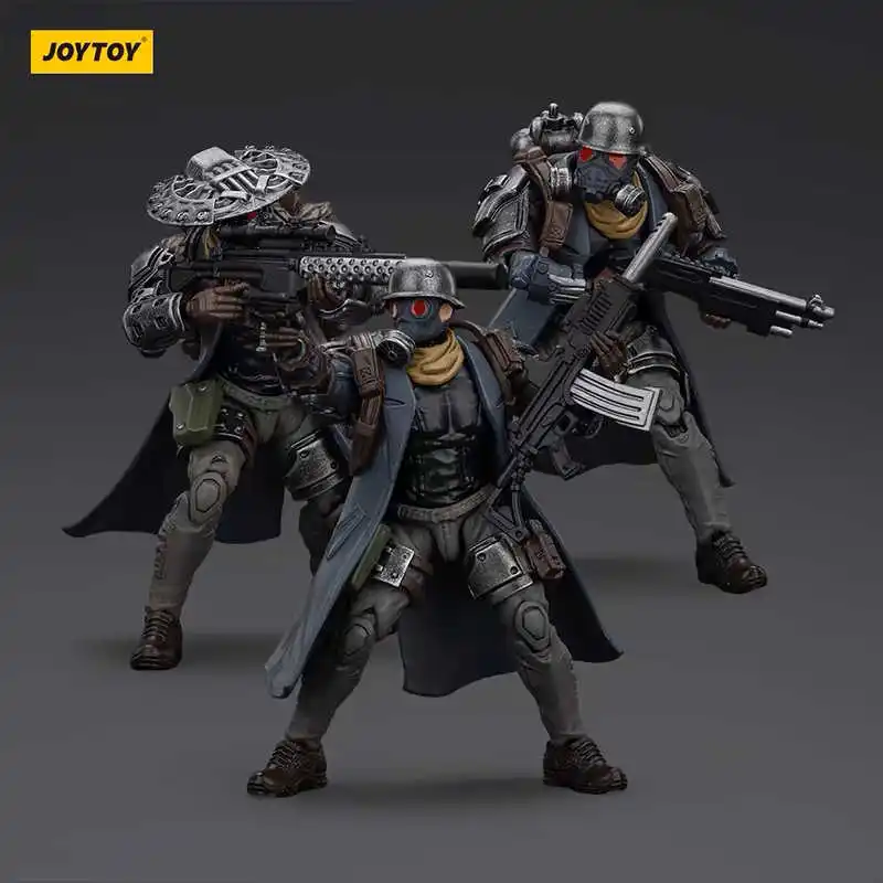 JOYTOY Battle of the Stars 1/18 Scale Action Figures Set - Shadow Jaeger Squad Anime Military Themed Collectible Models