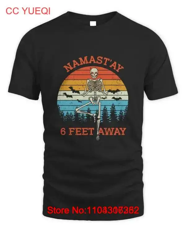 Skeleton Namastay Feet Away - Men's Standard T-Shirt