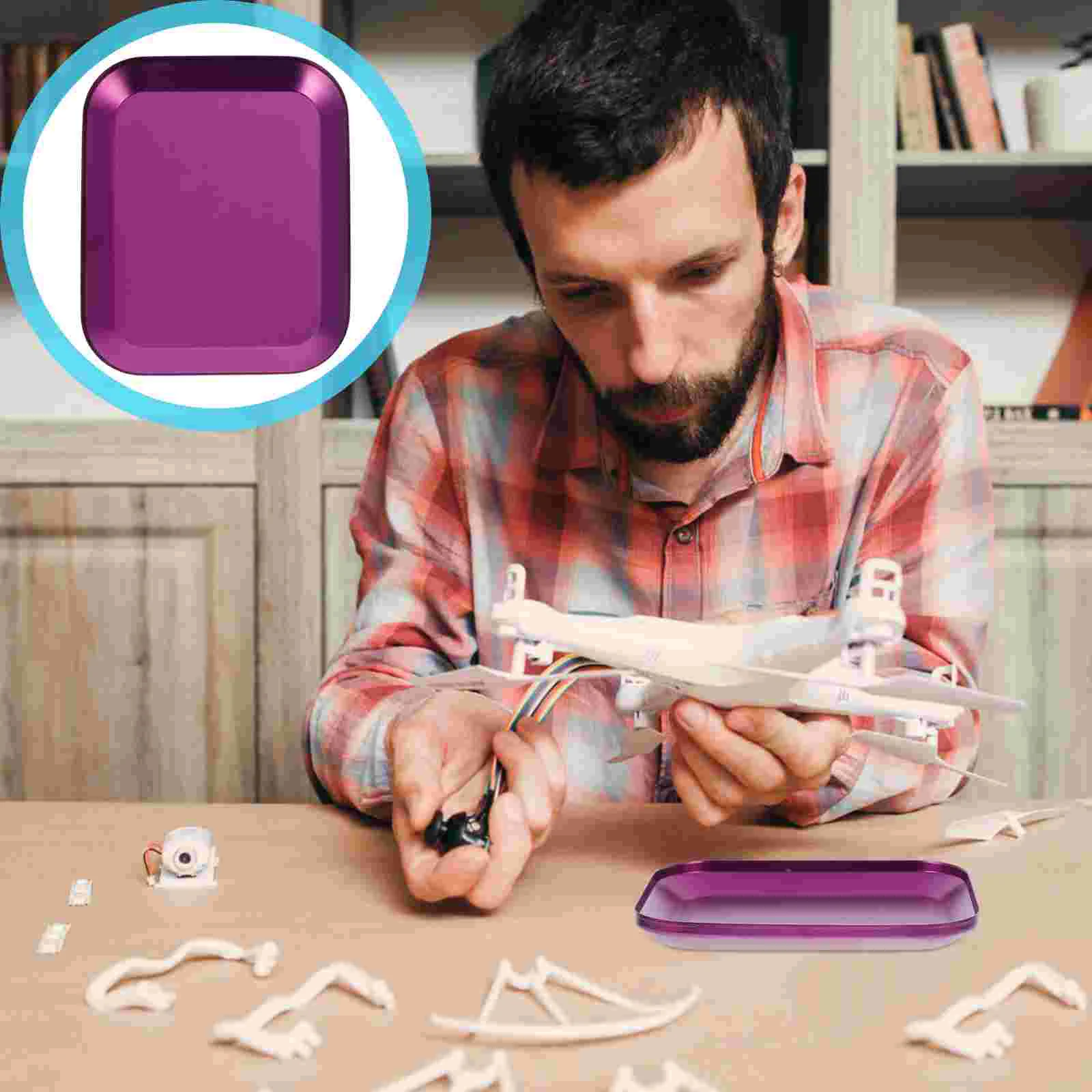 Screw Man Remote Control Outlet Magnetic Bolt Tray Screwdriver Phone Car Repair Tool