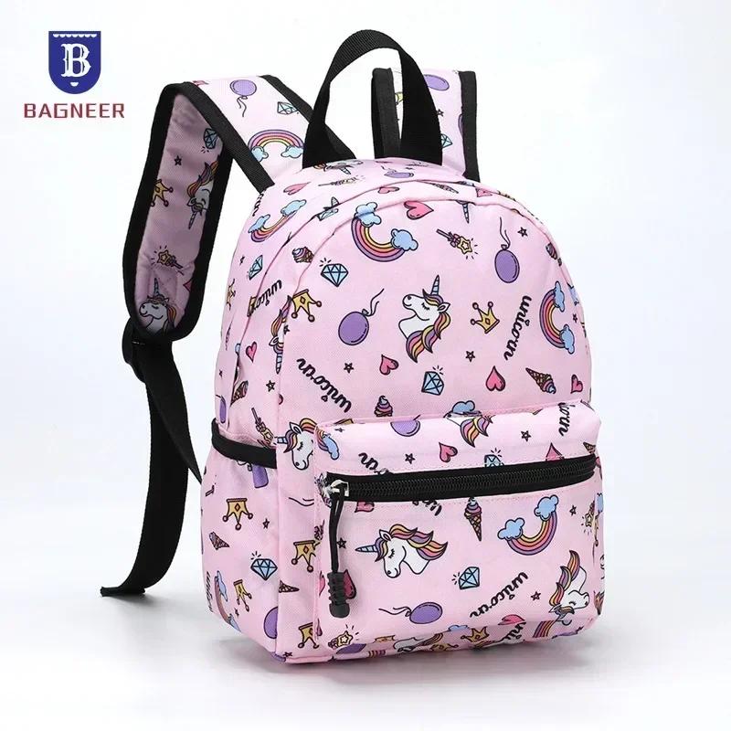 Cartoon Kids School Backpack Bag Lightweight Travel Rucksack Boys Girls Schoolbag Primary Student Bookbag Children Daypack Bag