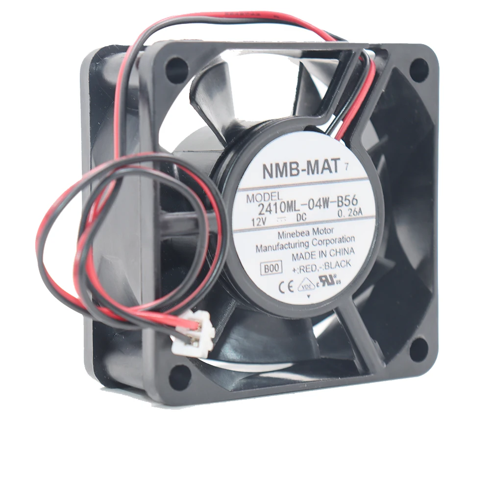 Original NMB 6025 2410ML-04W-B56 DC12V 0.26A Fan for Sharp 3511 Copier Authentic Replacement Part